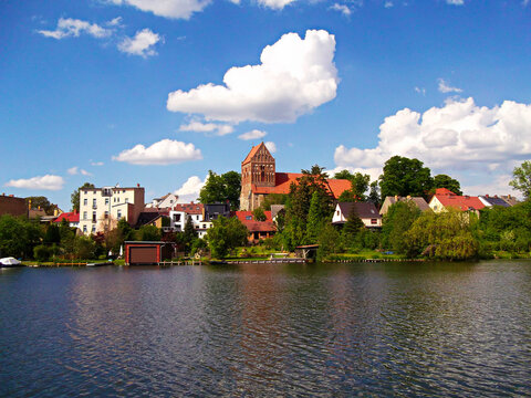Die historische Altstadt von Lychen am Stadtsee