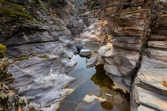 Usak Tasyaran Valley, which is an important tourism region. Wonderful valley and canyon view.