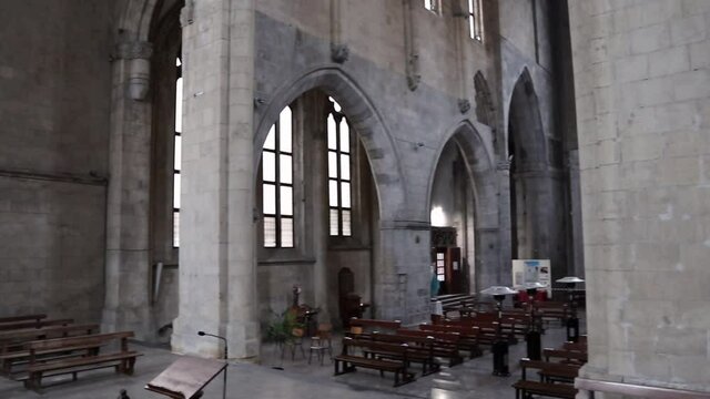 Napoli &ndash; Panoramica interna della Chiesa di Sant'Eligio Maggiore