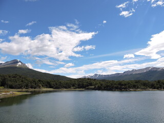 Fototapeta na wymiar Landscapes of Chilean Argentine Patagonia