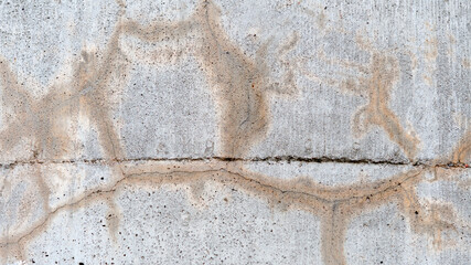 old wall texture or concrete wall with cracks