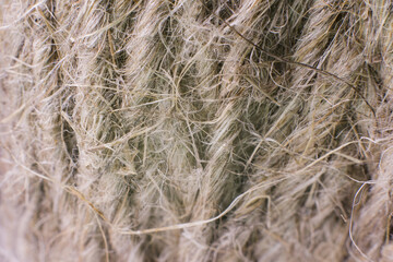 skein of thread close-up a background macro