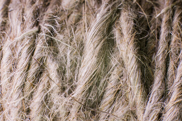 skein of thread close-up a background macro