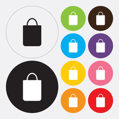 Fabric bag icon