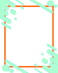 abstrack blue background. Flat geometric background