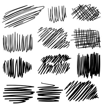 Hatch background, hatching textured pattern, cross lines doodles