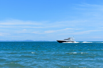 Yacht in the sea