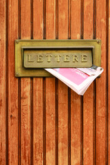 Slot for press wooden door