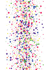 Orange Frame Dot Illustration. Element Confetti Background. Red Square Decoration. Wallpaper Circle Background. Green Festival Star.