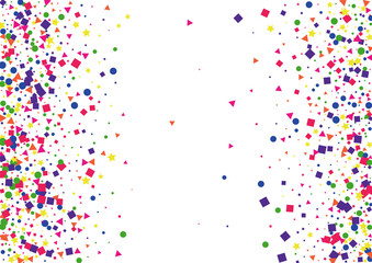 Orange Fiesta Square Illustration. Pattern Dot Decoration. Green Star Background. Isolated Circle Illustration. Yellow Explosion Confetti.