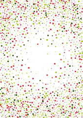 Dot Red Decor Illustration. Fete Confetti Background. Green Shape Square Texture. Rhombus Top Wallpaper.