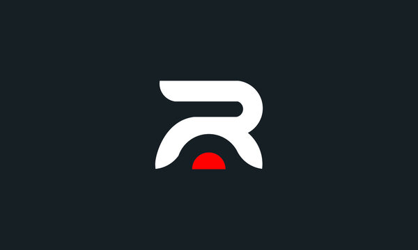 letter r logo design or r real estate logo