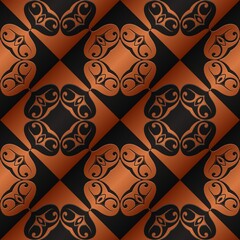 Seamless background with a circular pattern...Multicolor texture for graphic design. Various elements.