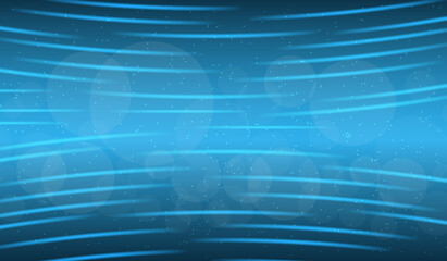 Abstract blue light lines background.