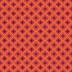 Seamless pattern. Ethnic background. Mosaic tiles. Folk wallpaper. Tribal ornament. Geometric image. Ethnical motif. Surface texture. Textile print. Abstract vector. Sayagata backdrop