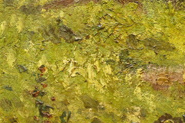 Handwritten pictures here only fragments with a brush and oil paints can be useful as a unique background, texture or a separate picture
