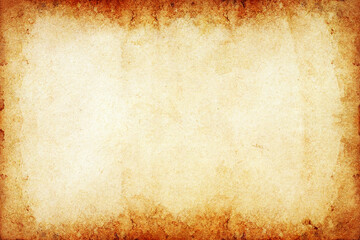 Old brown paper grunge background. Abstract liquid coffee color texture.