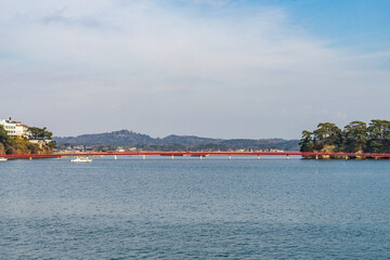 日本三景松島の福浦橋