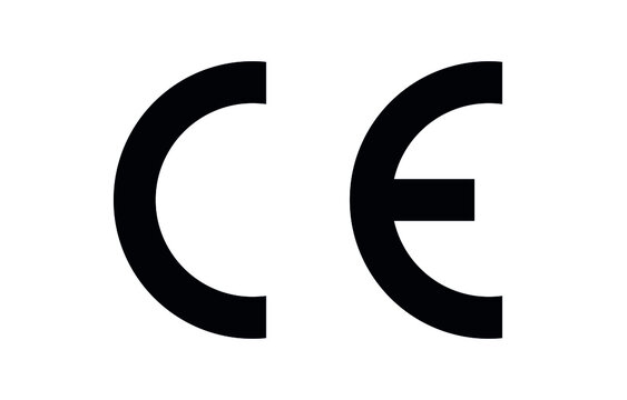 CE Marking (European Conformity). The mark "Conformite Europeenne" certifies that the product complies with European Union standards. Quality and safety standard. Vector image.