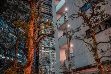 Fototapeta na wymiar 横浜市神奈川区の夜景