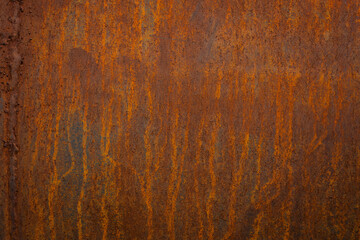 Grunge rusted metal texture, rust, and oxidized metal background. Old metal iron panel