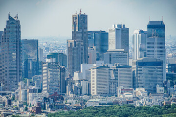 Obraz premium 渋谷スカイ展望台からの景色