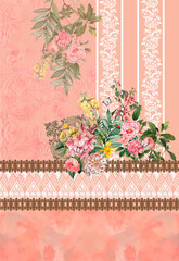 background with flowers