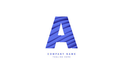 Letter A Logo. A Letter Design Vector