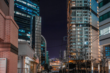 横浜市神奈川区の夜景