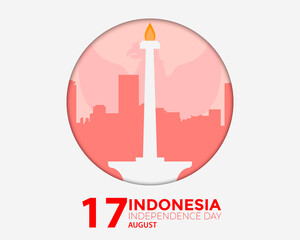 Indonesia Independence Day Flat Design