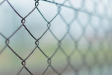 錆びたフェンス