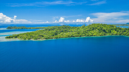 Offshore island in the south of Choiseul Island province, Solomon Islands.