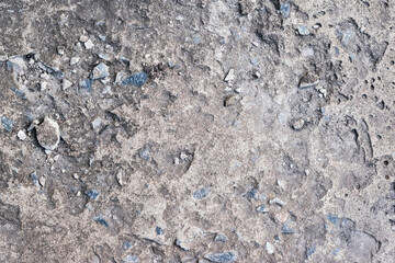Texture of shattered concrete. Natural concrete background