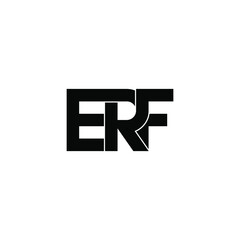 erf letter original monogram logo design