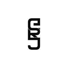 Fototapeta premium erj letter original monogram logo design