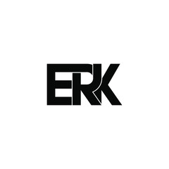 erk letter original monogram logo design