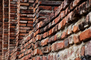 Old brick wall for background