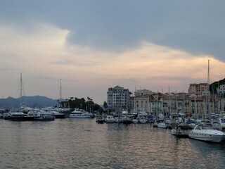 Fototapeta na wymiar Cannes yachts France