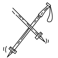 Hiking adventure trekker ,trip,travel,camping. hand drawn icon design, outline black, vector icon.