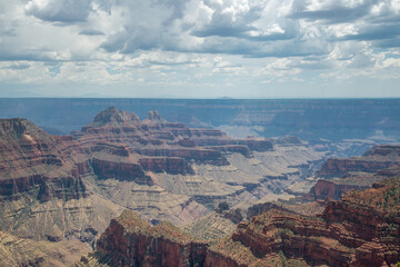 Arizona-Grand Canyon-North Rim-Cape Royal area viewpoints. This part of the Grand Canyon exhibits some of the most spectacular views in the entire park.