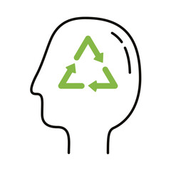 recycle arrows profile