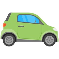 Passenger car vector icon illustration isolated on white