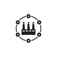 industry and tools icon vector,industry 4.0 icon