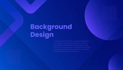 Gradient geometric blue background for your banner, design project or wallpaper.