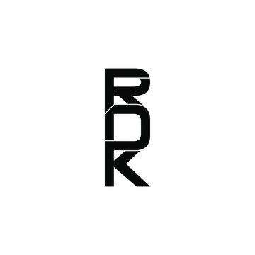 rdk letter original monogram logo design