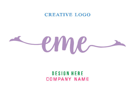 EME lettering logo is simple, easy to understand and authoritative