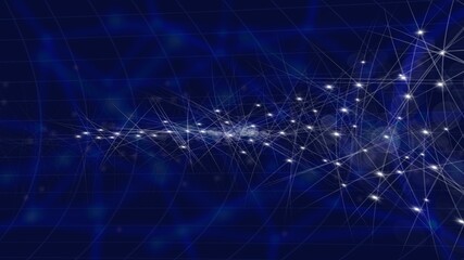 Network connection structure background.