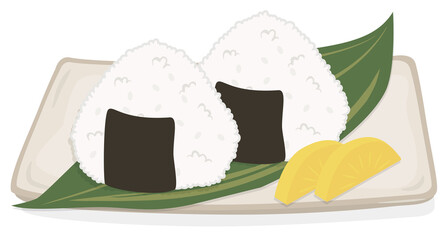 食事★和食イラスト　おにぎり