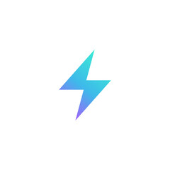 Lightning, electric power vector design element. Vector Illustration  for mobile concept and web design.