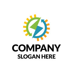 Illustration Logo Vector graphic of Electric . Perfect for Electricity brands or Company.